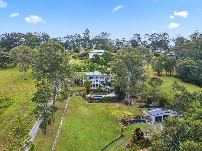 Dual Living Acreage Retreat PLUS Large Shed on Two Acres…