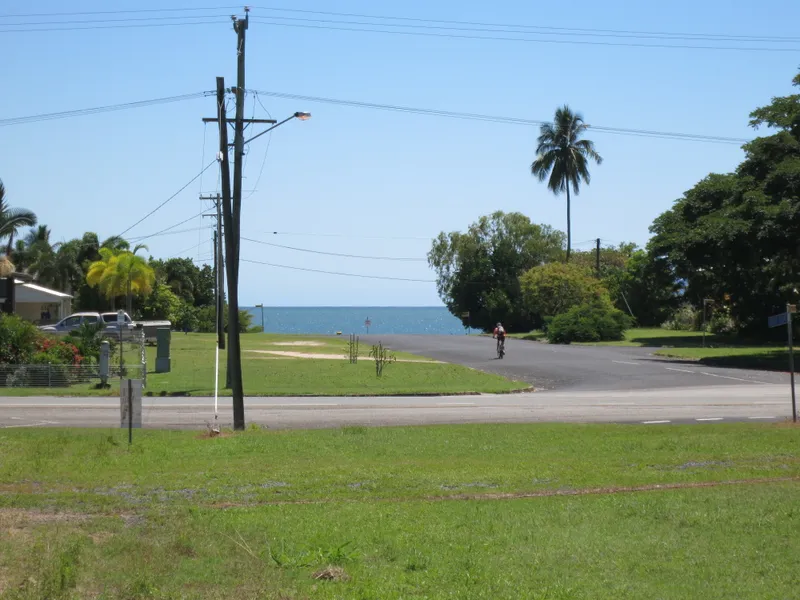 Large vacant corner block has sea views with town water connected