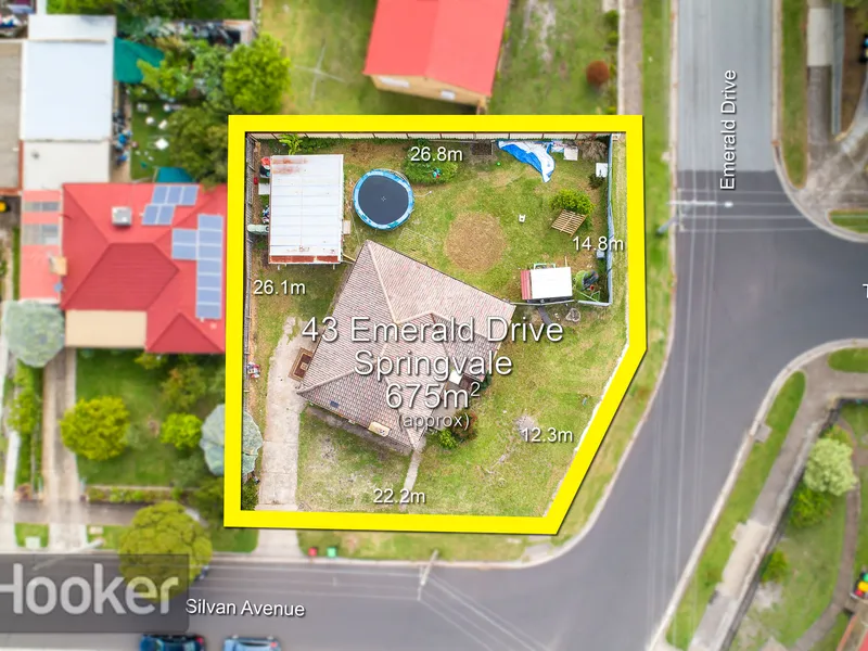 Endless potential on big corner block approx. 680m2- Central Springvale