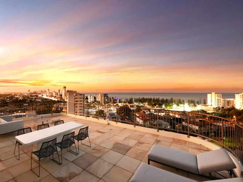 Exclusive Whole Floor Sub Penthouse showcasing Panoramic Views & Huge Entertaining Deck