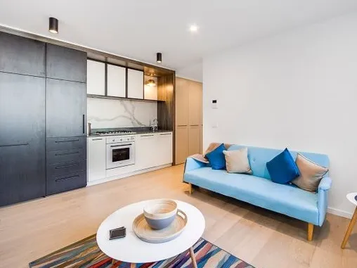 Two Bedroom, Two Bathroom Apartment, with Study Nook in the riverside Playhouse development.