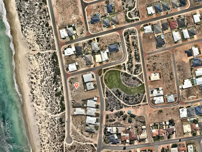 Large block across the road from the Beach