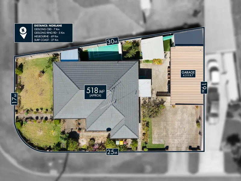 The perfect corner allotment.