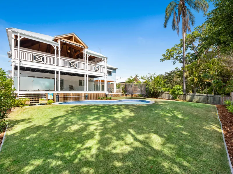 Exquisitely refreshed heritage-listed Queenslander in prime suburb