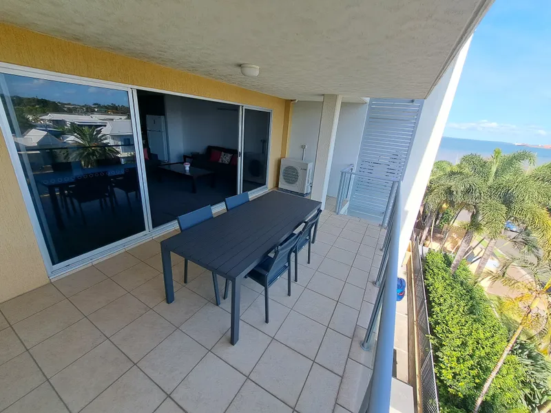 Furnished Beachside Apartment with Pool & Water Views!