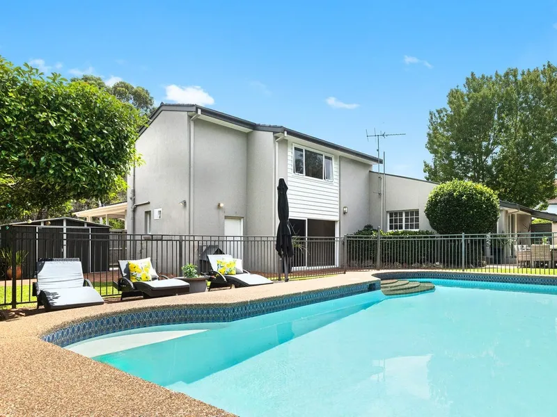 Extraordinary family home with sparkling in-ground pool