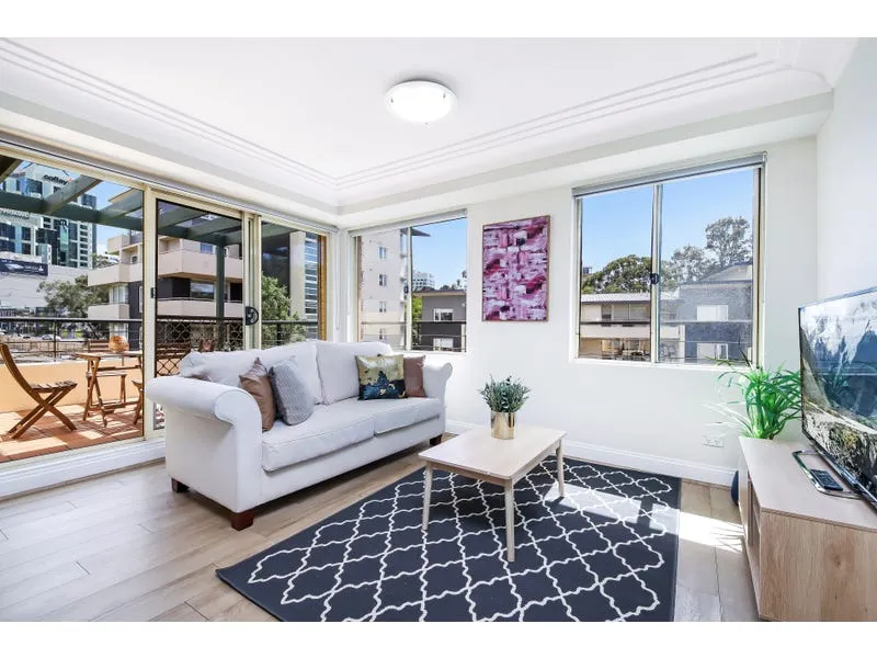 classic penthouse-style apartment located in Chatswood with 2 parking