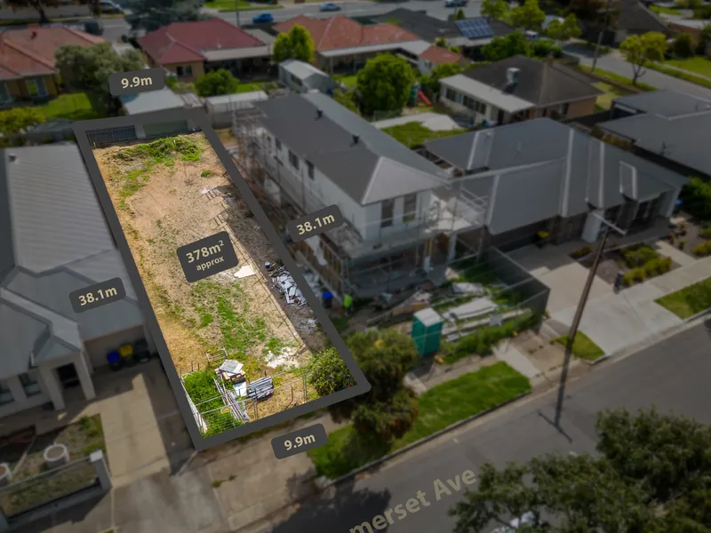 Land opportunity handy to Linear Park