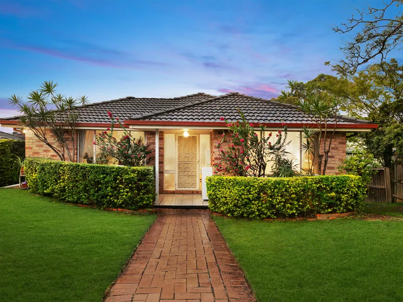 Family home on vast sunny block in prime location