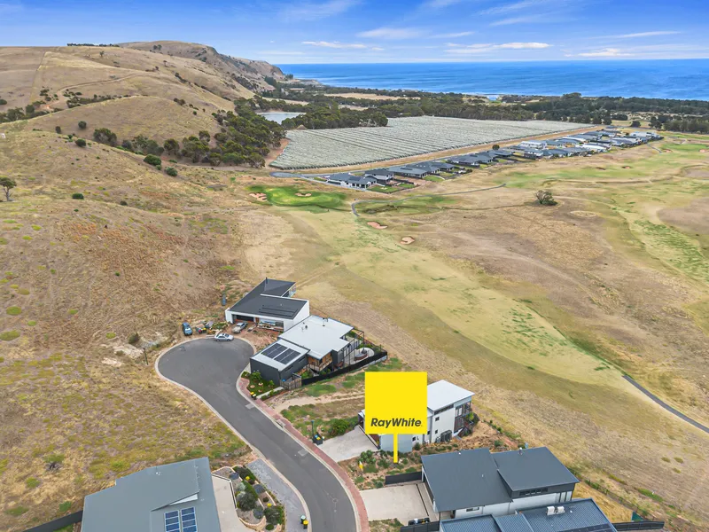 Views from the golf course to the sea