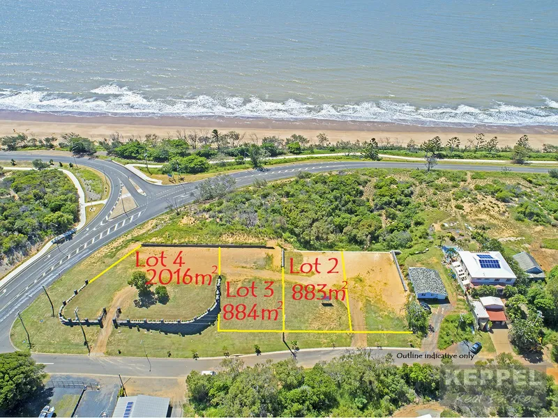 Choose From 3 Quality Beachfront Allotments