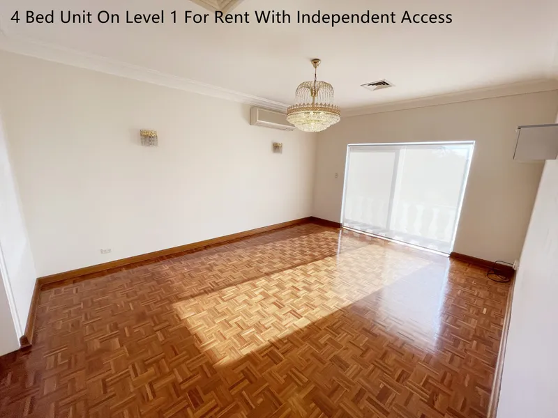 Billed Included, Four Bedroom Unit on Level 1 with Independent Access