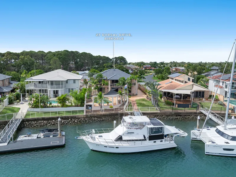 LUXURY RESORT STYLE LIVING IN THE EXCLUSIVE AQUATIC PARADISE WITH PRIVATE PONTOON