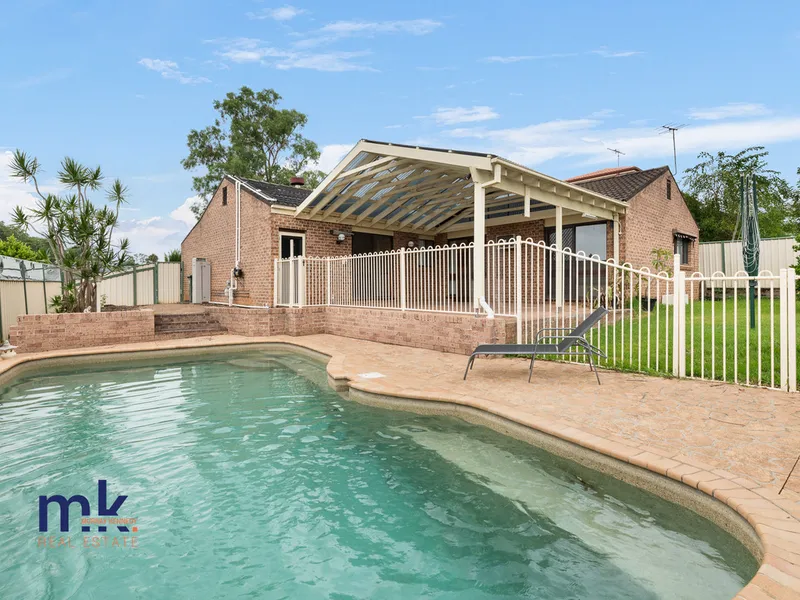 Surprisingly Spacious 3 bedroom home with inground pool!