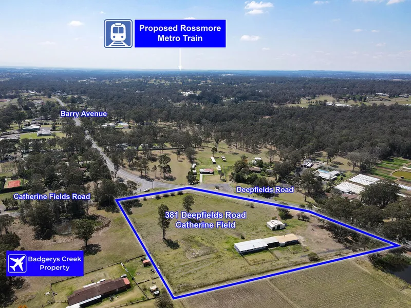 4 acres / 16,520 sqms Land for Sale - Elevated, clear and flood free land in Catherine Field near all the action