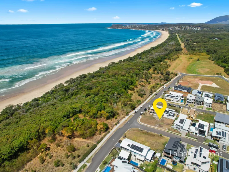 Beachside Block with Coastal Reserve & Mountain Views