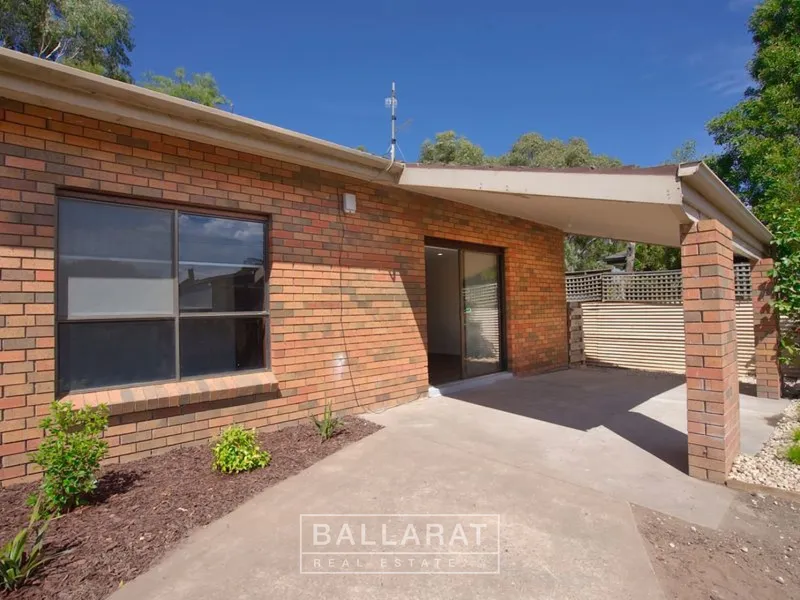 CONTEMPORARY TWO BEDROOM UNIT IN QUIET LOCATION.