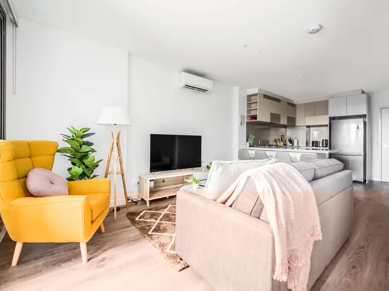 Fully Furnished Two Bedroom Apartment Across From Southern Cross Station Available Now!