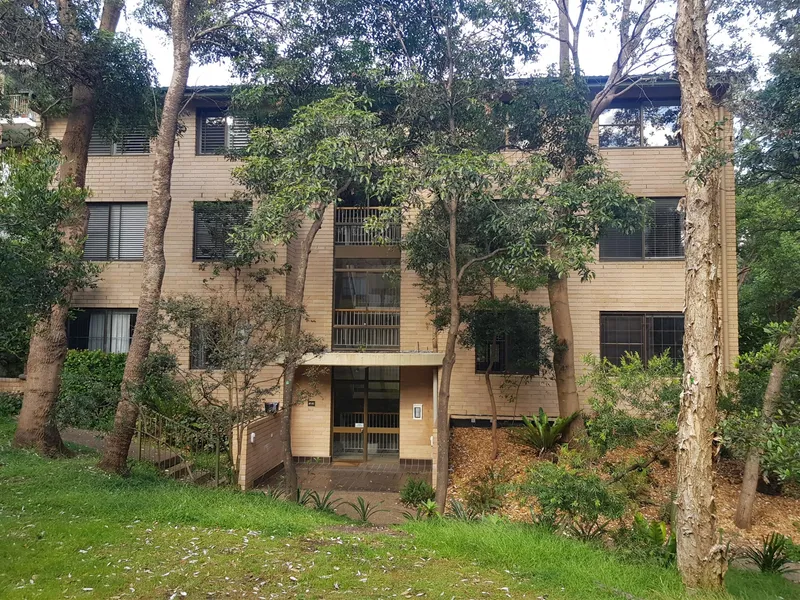 Modern, spacious 2 bed/1 bath light-filled unit with private bushland outlook