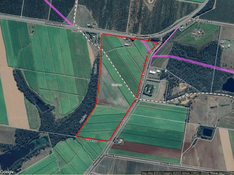 31ha SUGAR FARM WITH HOUSE AND SHEDS