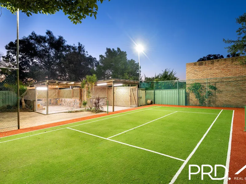 ANYONE FOR A SWIM AND SOME TENNIS