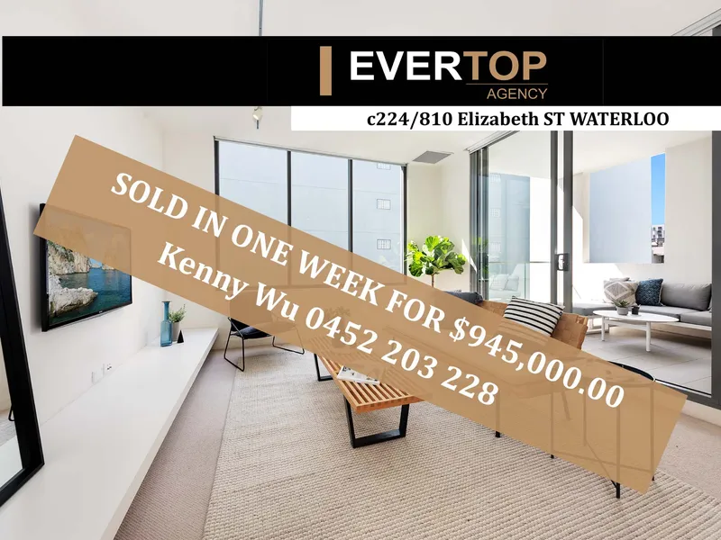 ANOTHER SOLD -  Designer & modern urban Living in the acclaimed  'Garden House' Building