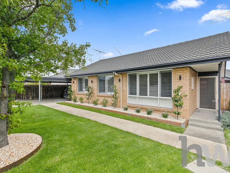 Renovated open-plan and light-filled home.