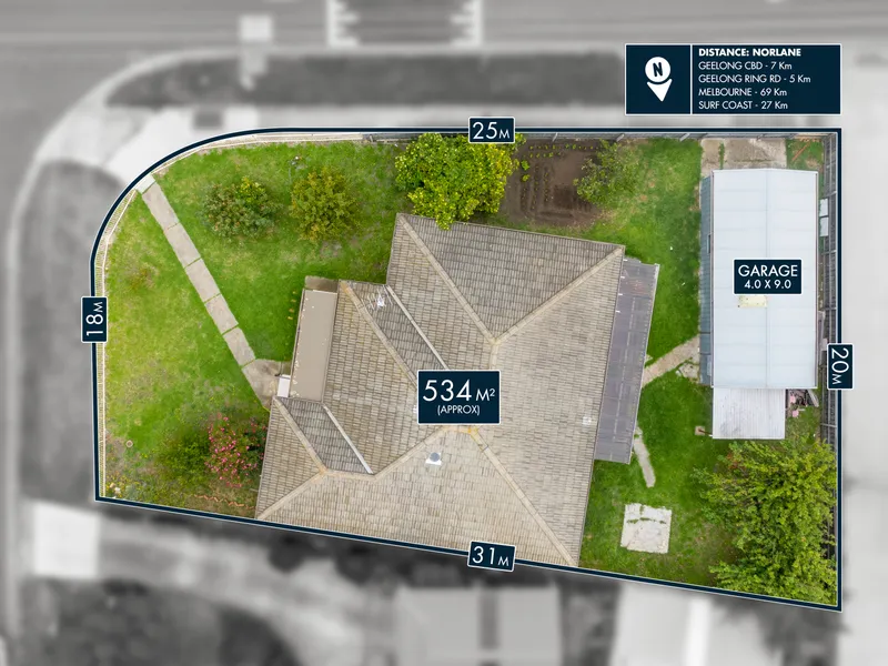 Corner block close to all major amenities.