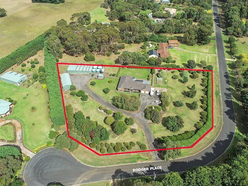 SUPERB PARK-LIKE SETTING ON ACREAGE