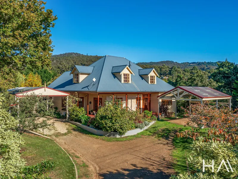 Storybook Home Set on Picturesque Acreage