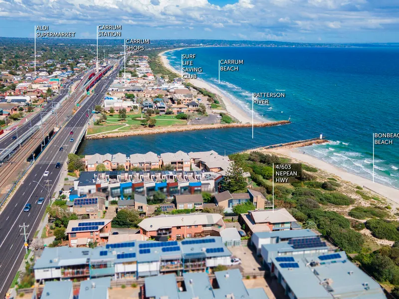 Absolute Beachfront Living with Outstanding Potential – Access to Sand