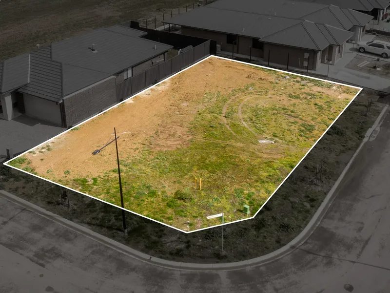 Corner Allotment Opposite Reserve!