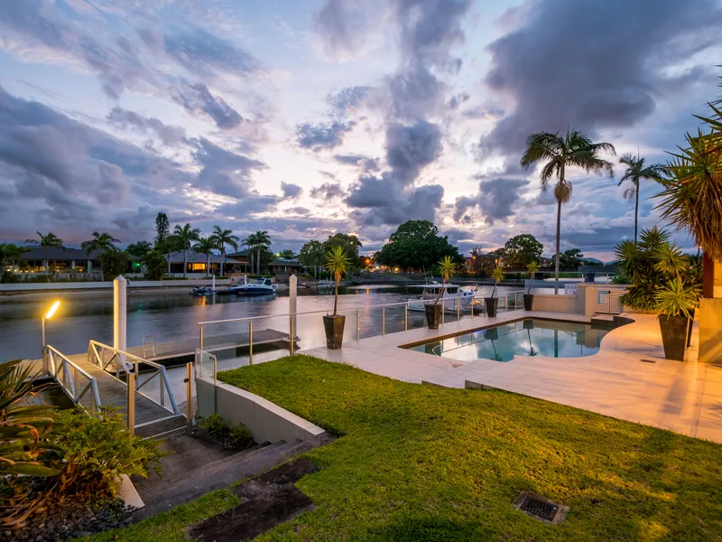 Welcome to your own waterfront family oasis.