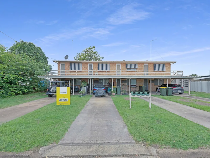 Rare Retro Block of 4 x 2 Bedroom Units - Near Bundaberg Base Hospital & Mater Private Hospital - Returning $820 Per Week!
