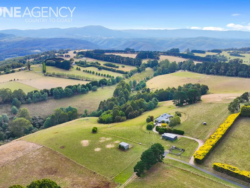 Architect Designed Home with Magnificent Views on 55 acres.