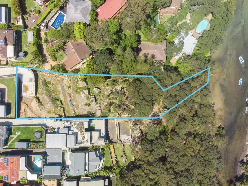 Water front land for sale ready to build