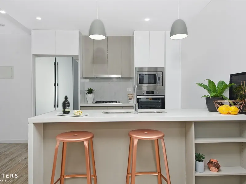 Upper Level Living with Quiet Balcony