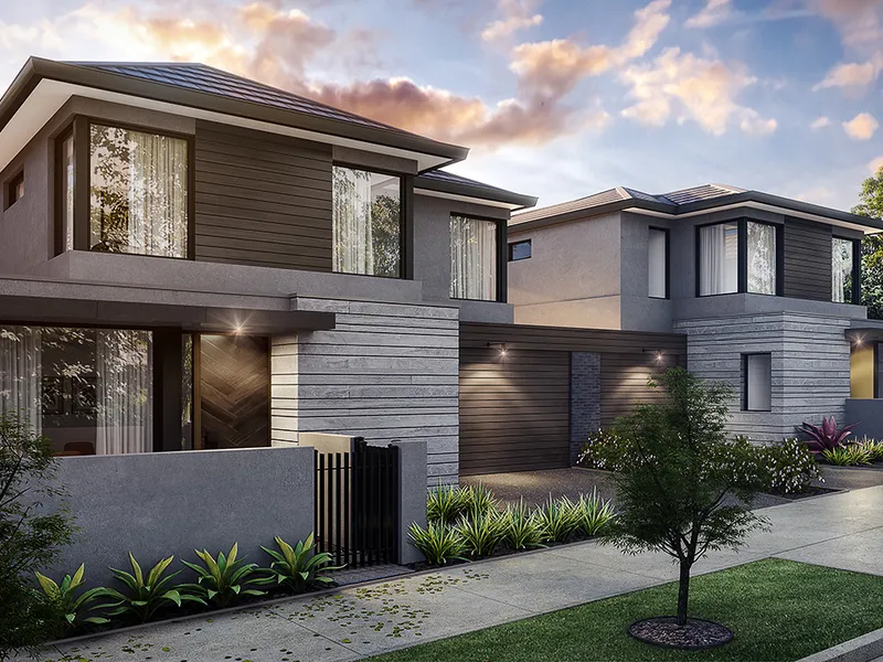 Three Luxury New Homes On Separate Titles