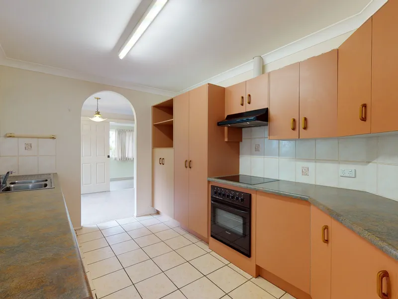 Low set, three bedroom brick home