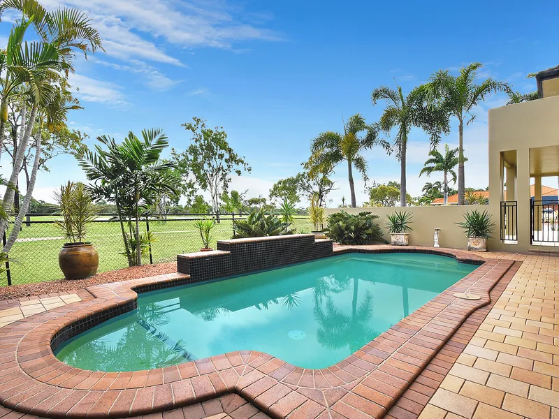 Immaculate home with absolute golf course frontage