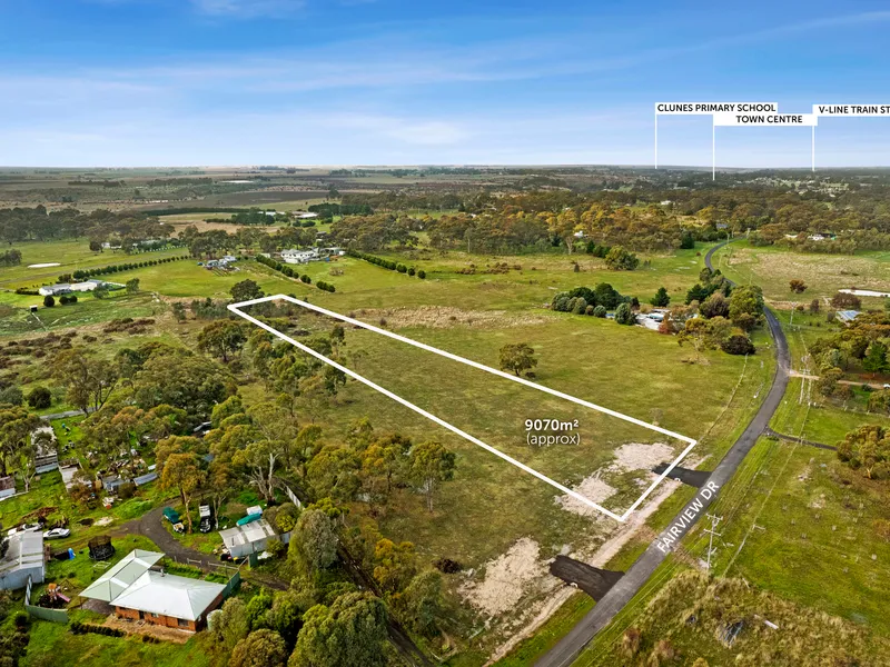 2.2 acres waiting for you!!