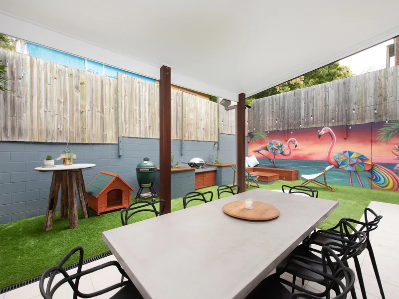 An entertainers delight with private fully fenced courtyard