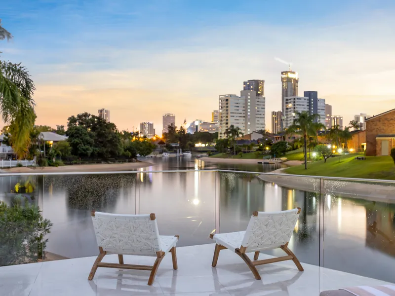 LUXURY WATERFRONT LIVING IN ONE OF THE GOLD COAST'S PREMIERE LOCALES