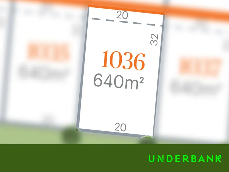 Beautiful and ready to build - 640m2 lot at Underbank
