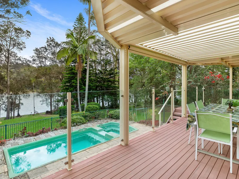 Introducing your dream lakefront property at Avoca Beach