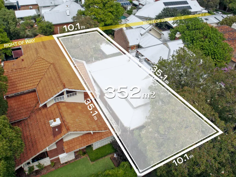SENSATIONAL SUBIACO LAND OPPORTUNITY!    VIEWING BY APPOINTMENT