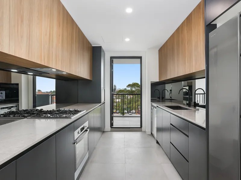Ultra-modern apartment offers amazing views and prized north east aspect