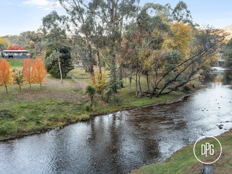 OVER AN ACRE IN TOWN ON THE JAMIESON RIVER