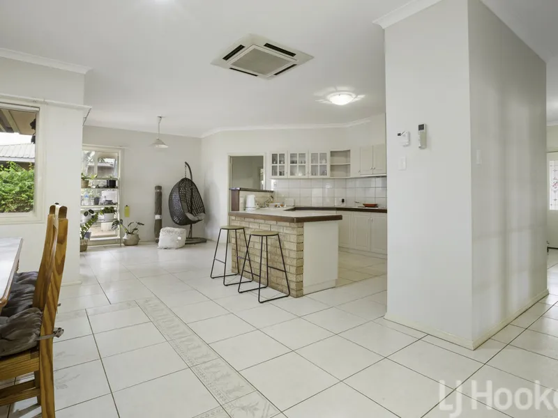 Large stylish 3x2 with Study, large living areas, on a huge corner block