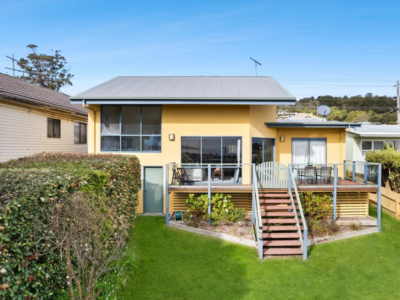 Characterful coastal home with bay views